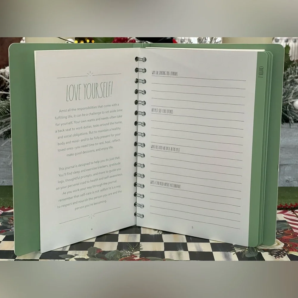 🌺 Brand NEW w/Tag Rae Dunn SELF-CARE JOURNAL - 144 Page Guided Journal 🌺 - Picture 6 of 15